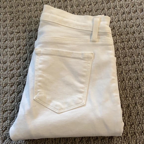 J Brand White Skinny cropped Jeans size 24 - Picture 5 of 6